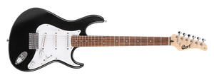 Cort G100 OPB 6 String Open Pore Black Electric Guitar